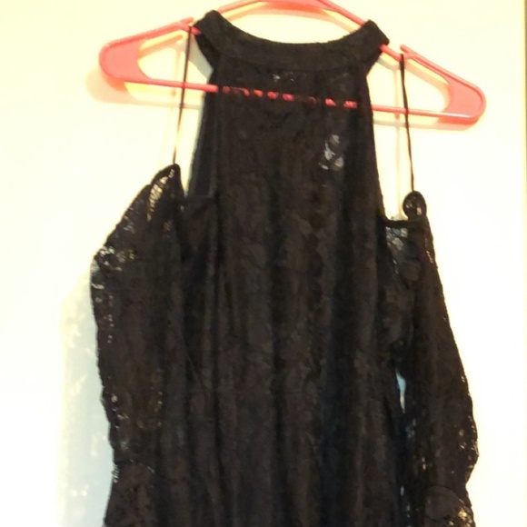 fashion nova plus black dress